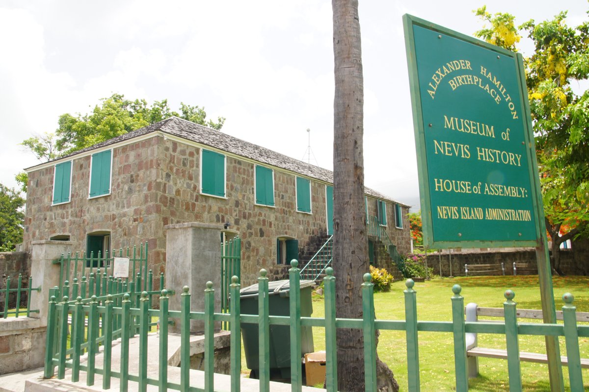 A US grant to rebuild the house where Alexander Hamilton began
