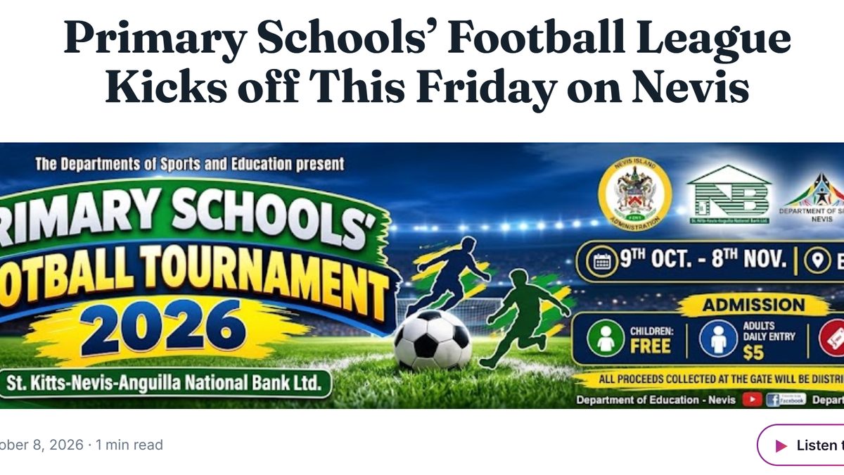 St. Thomas’ Defend as Ten Schools Chase the Nevis Primary Football Crown